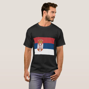Camiseta Bandeira da Sérvia