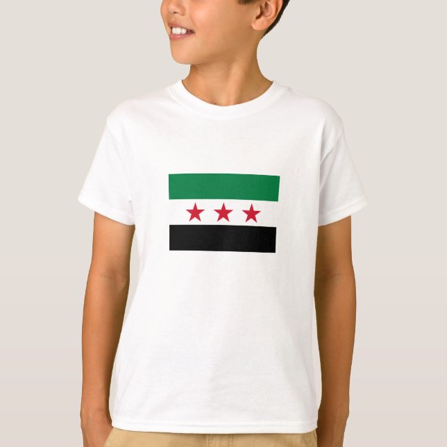 Camiseta Bandeira da Síria (Frente)
