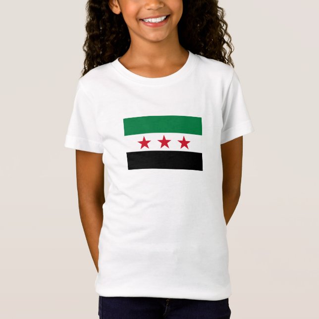 Camiseta Bandeira da Síria (Frente)