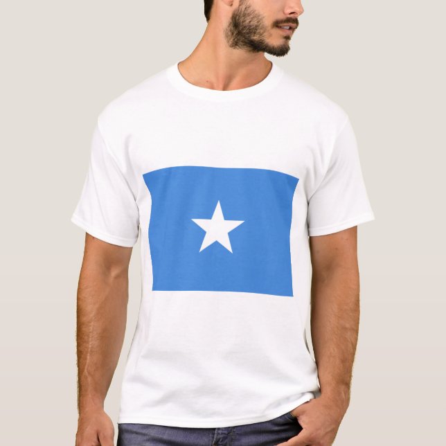 Camiseta Bandeira da Somália (Frente)