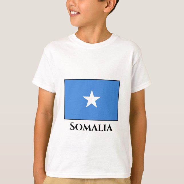 Camiseta Bandeira da Somália (Somália) (Frente)