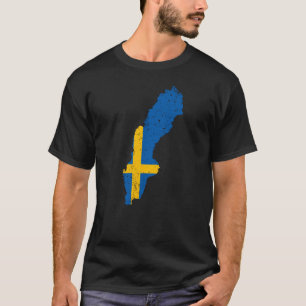 Camiseta Bandeira da Suécia