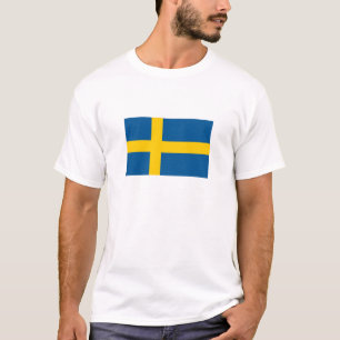 Camiseta Bandeira da Suécia
