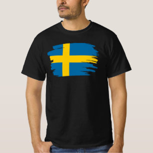 Camiseta Bandeira da Suécia