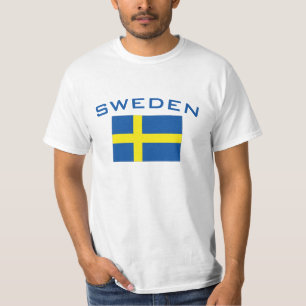 Camiseta Bandeira da suecia