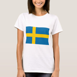 Camiseta Bandeira da Suecia