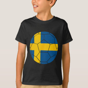 Camiseta Bandeira da Suécia Futebol Suécia Futebol