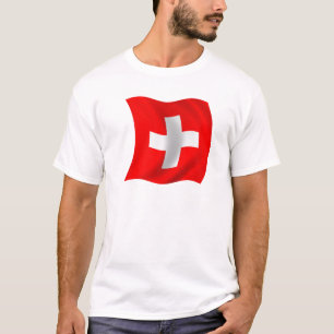 Camiseta Bandeira da suiça