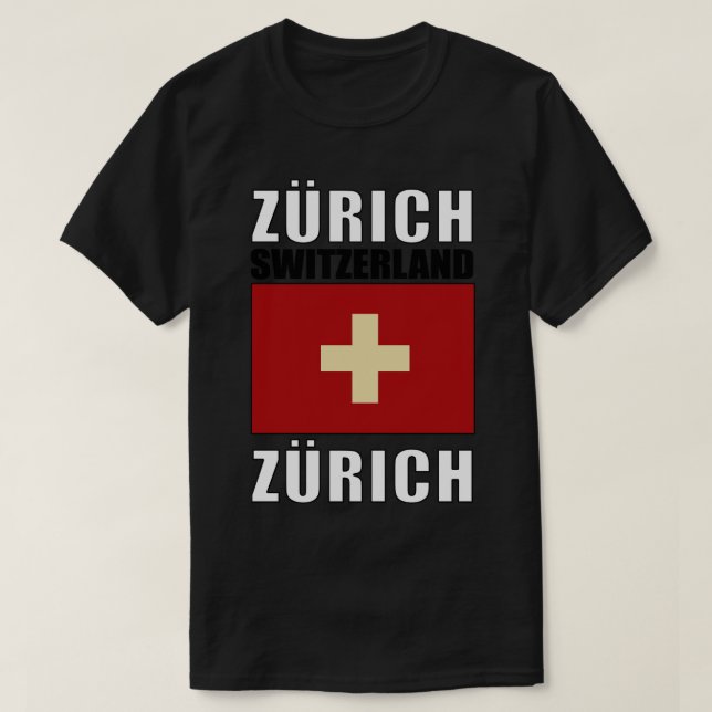 Camiseta Bandeira da Suiça (Frente do Design)