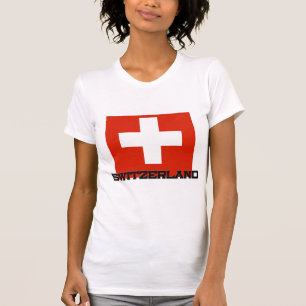 Camiseta Bandeira da suiça