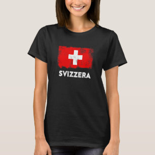 Camiseta Bandeira da Suíça Svizzera Schweiz Suisse Suíço Wh