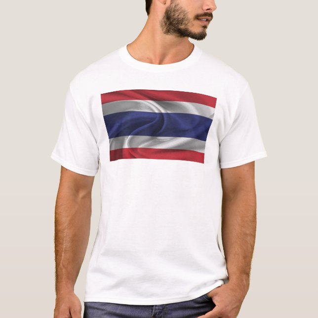 Camiseta Bandeira da Tailândia (Frente)