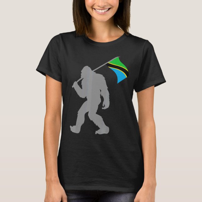 Camiseta Bandeira Da Tanzânia (Frente)