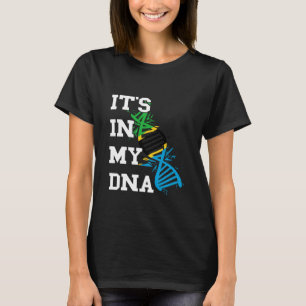 Camiseta Bandeira da Tanzânia Está No Meu DNA Molécula Orgu