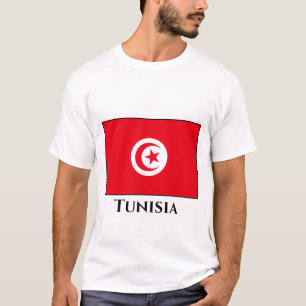 Camiseta Bandeira da Tunísia