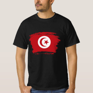 Camiseta Bandeira da Tunísia