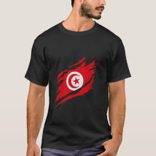 Camiseta Bandeira da Tunísia Patrimônio Orgulho Tunisiano V