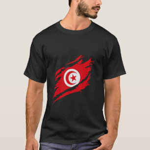 Camiseta Bandeira da Tunísia Patrimônio Orgulho Tunisiano V