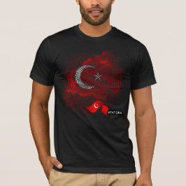 Camiseta bandeira da Turquia