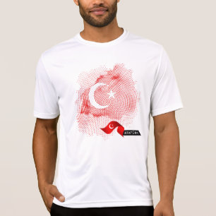 Camiseta bandeira da Turquia