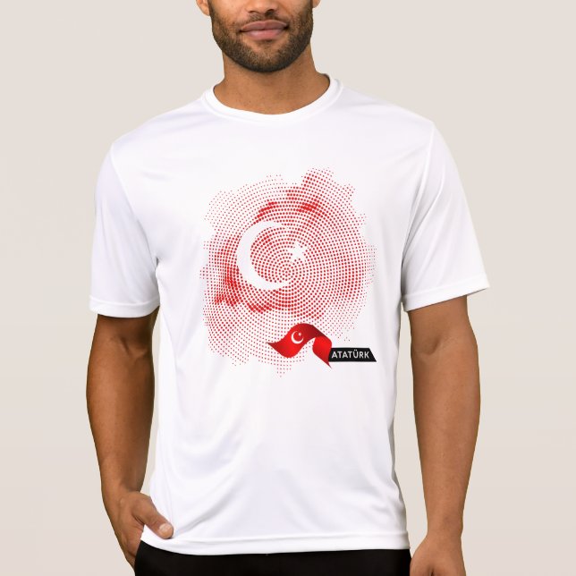 Camiseta bandeira da Turquia (Frente)