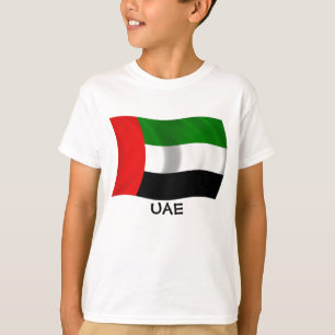 Camiseta Bandeira da UAE Ondulando