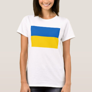 Camiseta Bandeira da Ucrânia