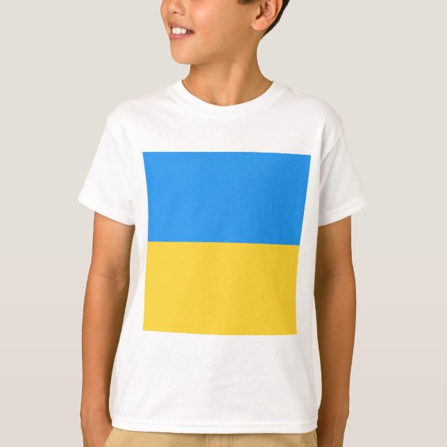 Camiseta Bandeira da Ucrânia (Frente)