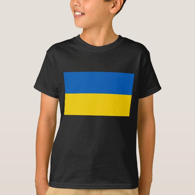 Camiseta Bandeira da Ucrânia (Frente)