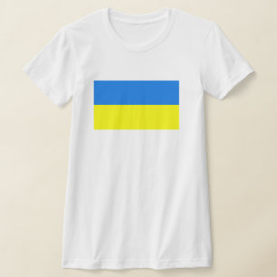 Camiseta Bandeira da Ucrânia