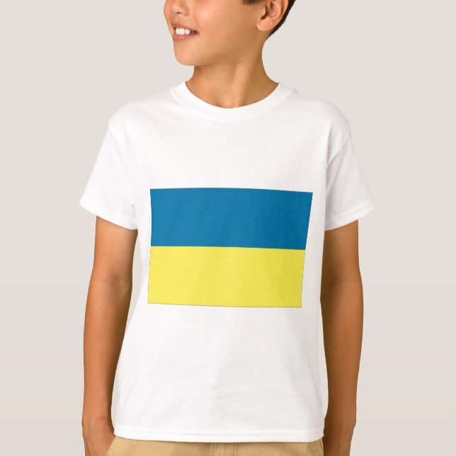 Camiseta Bandeira da Ucrânia (Frente)