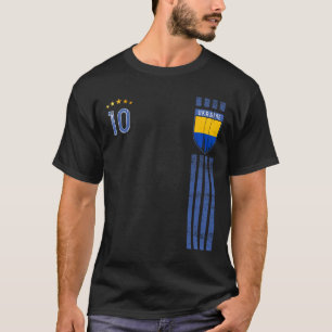 Camiseta Bandeira da Ucrânia Amantes do Orgulho Ucraniano 7