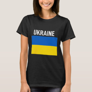 Camiseta Bandeira da Ucrânia Bolsillo Raízes da Família Ucr