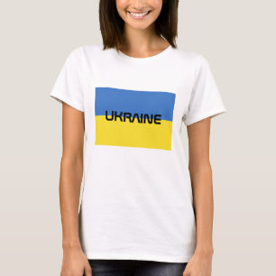 Camiseta bandeira da ucrânia T-Shirt