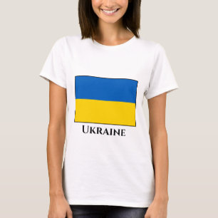 Camiseta Bandeira da Ucrânia (Ucraniana)