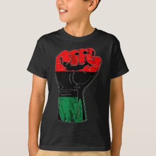 Camiseta Bandeira da Unia Pan-Africana Antena Negra Anteced