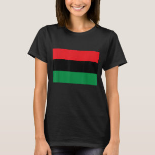 Camiseta Bandeira da UNIA Pan-Africana Bandeira Libertação 