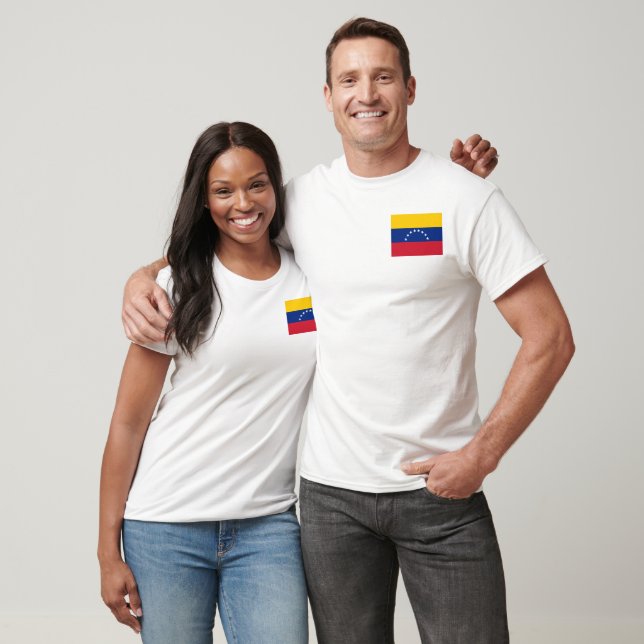 Camiseta Bandeira da Venezuela (Unissex)