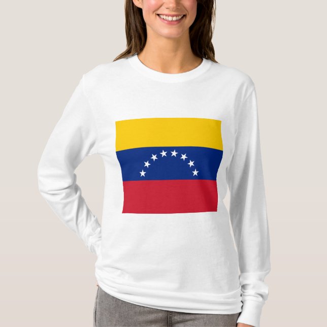 Camiseta Bandeira da Venezuela (Frente)