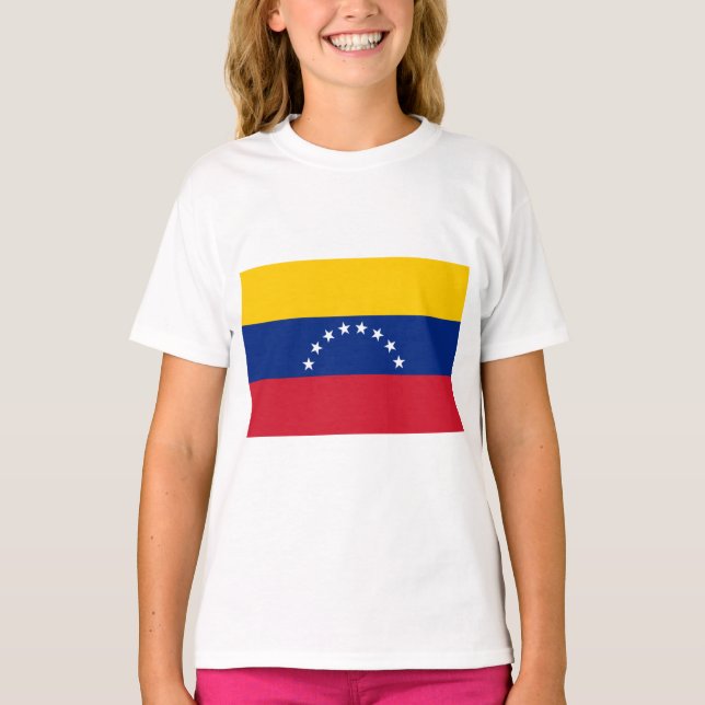 Camiseta Bandeira da Venezuela (Frente)