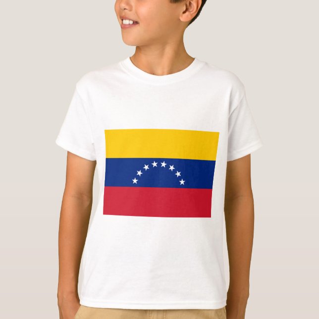 Camiseta Bandeira da Venezuela (Frente)