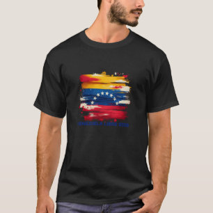 Camiseta Bandeira da Venezuela Livre 2026 Desenho para Orgu