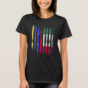 Camiseta Bandeira da Venezuela México Bandeiras de Países C