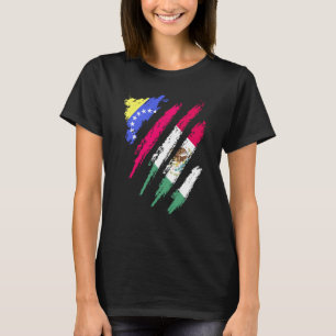 Camiseta Bandeira da Venezuela México Cultivado Patriota Pa