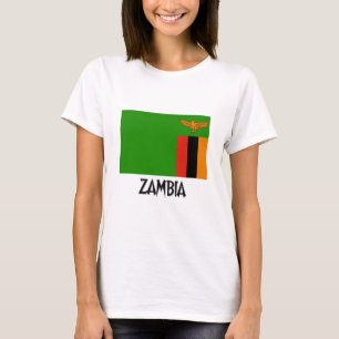 Camiseta Bandeira da Zâmbia
