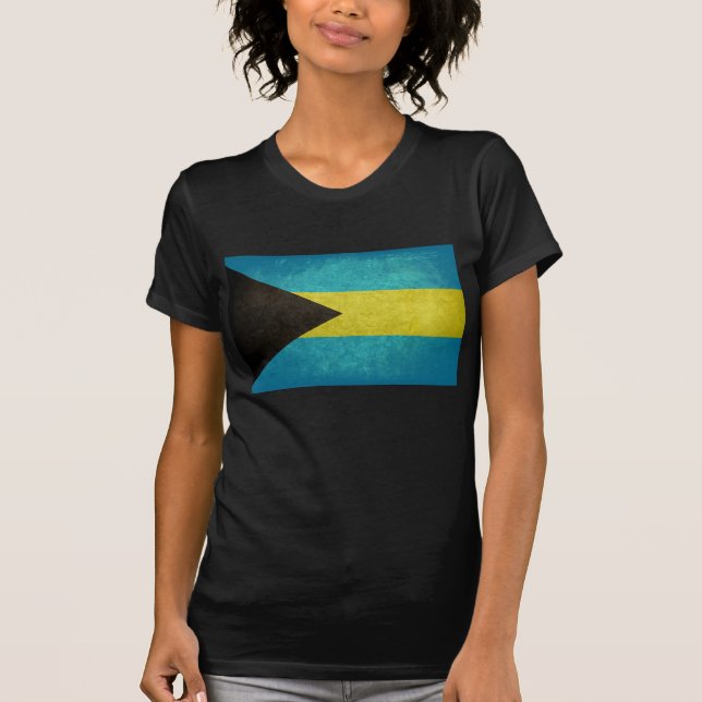 Camiseta Bandeira das Baamas; Bahamas (Frente)