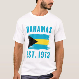 Camiseta bandeira das Bahamas