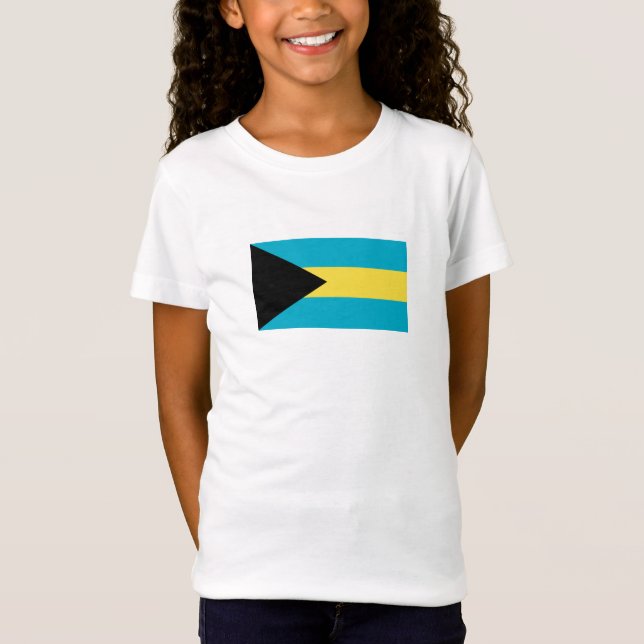 Camiseta Bandeira das Bahamas (Frente)