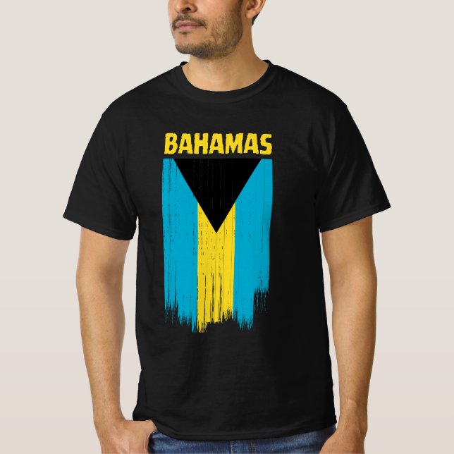 Camiseta Bandeira das Bahamas (Frente)