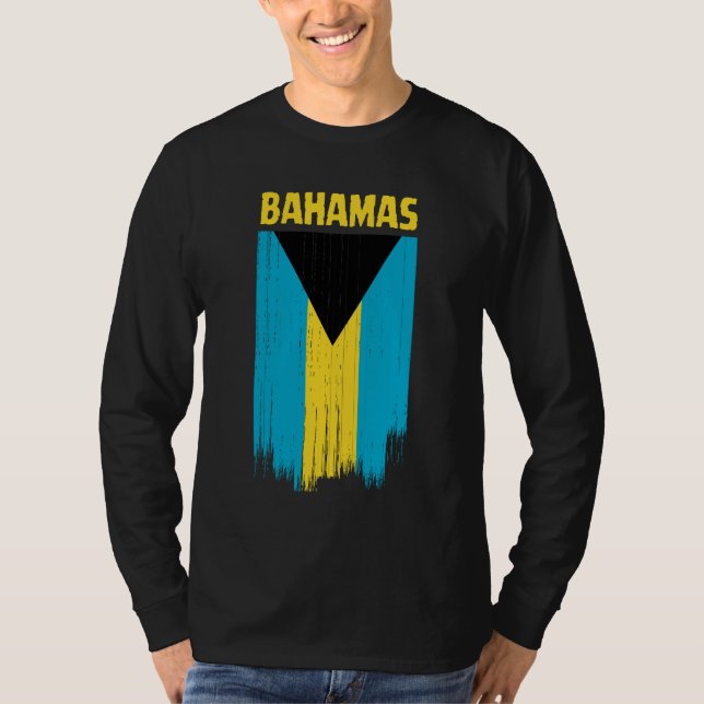 Camiseta Bandeira das Bahamas (Frente)